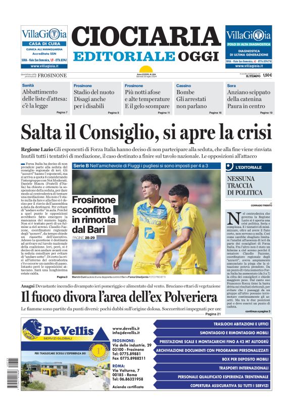 Prima-pagina-ciociaria-editoriale-oggi-edizione-del-20240725