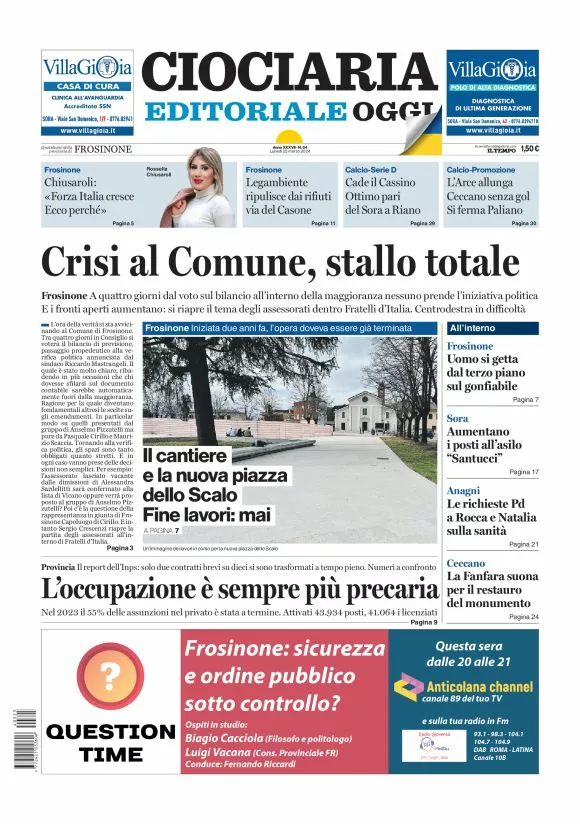 Prima-pagina-ciociaria-editoriale-oggi-edizione-del-20240325