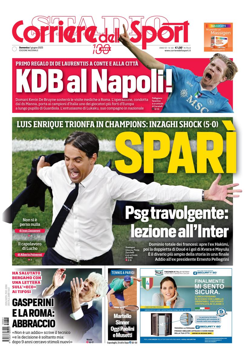 Prima-pagina-corriere-dello-sport-edizione-di-oggi-01-06-2025