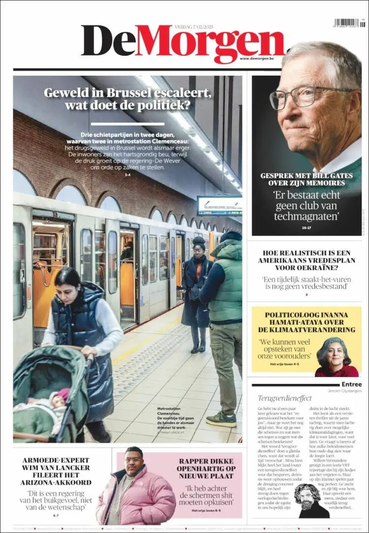 Prima-pagina-de-morgen-edizione-di-oggi-2025-02-07