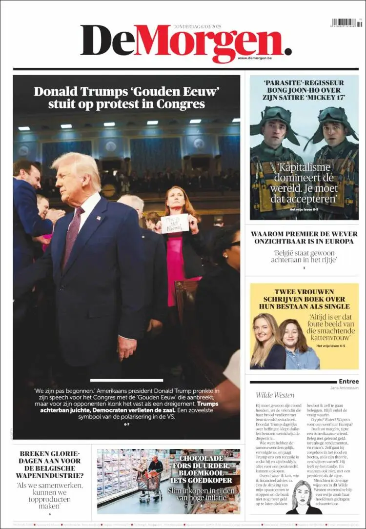 Prima-pagina-de-morgen-edizione-di-oggi-2025-03-06