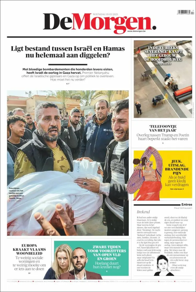 Prima-pagina-de-morgen-edizione-di-oggi-2025-03-19