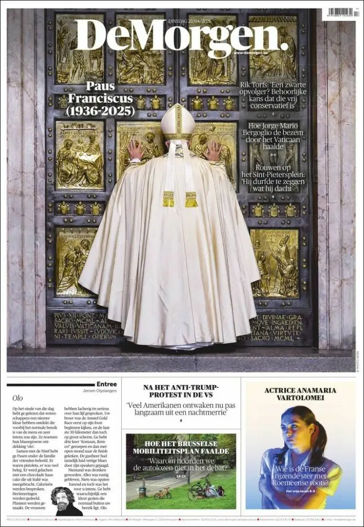 Prima-pagina-de-morgen-edizione-di-oggi-2025-04-22