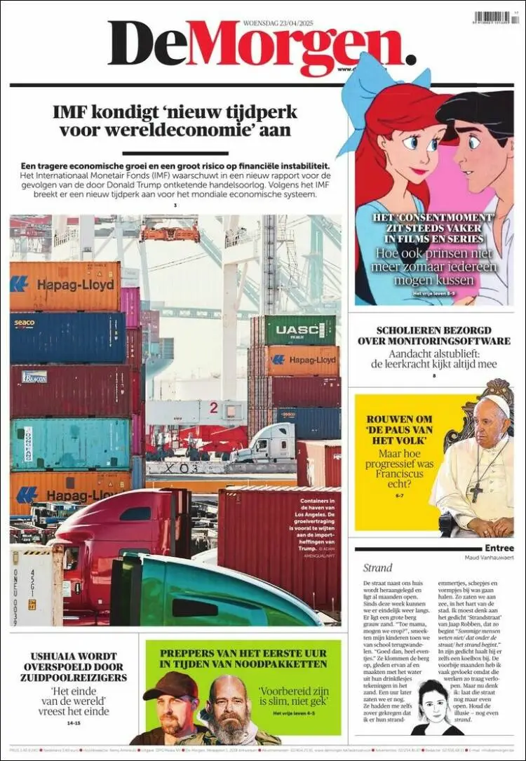 Prima-pagina-de-morgen-edizione-di-oggi-2025-04-23
