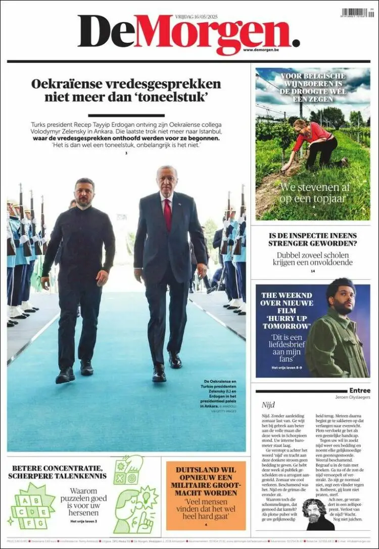 Prima-pagina-de-morgen-edizione-di-oggi-2025-05-16