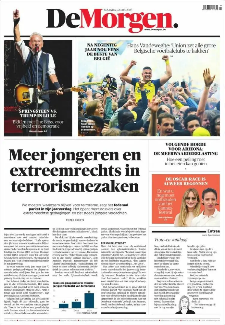 Prima-pagina-de-morgen-edizione-di-oggi-2025-05-26
