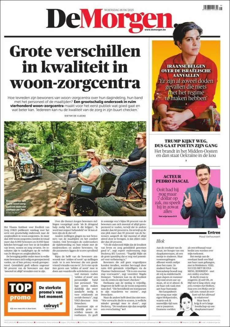 Prima-pagina-de-morgen-edizione-di-oggi-2025-06-18