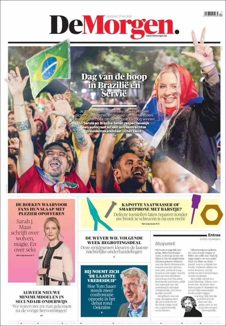 Prima-pagina-de-morgen-edizione-di-oggi-2026-10-27