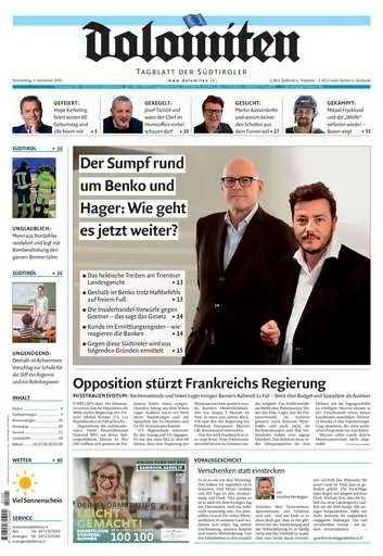 Prima-pagina-dolomiten-del-2024-12-05