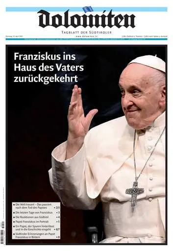 Prima-pagina-dolomiten-del-2025-04-22