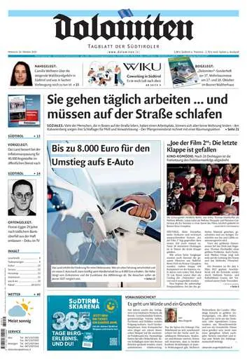 Prima-pagina-dolomiten-del-2026-10-14