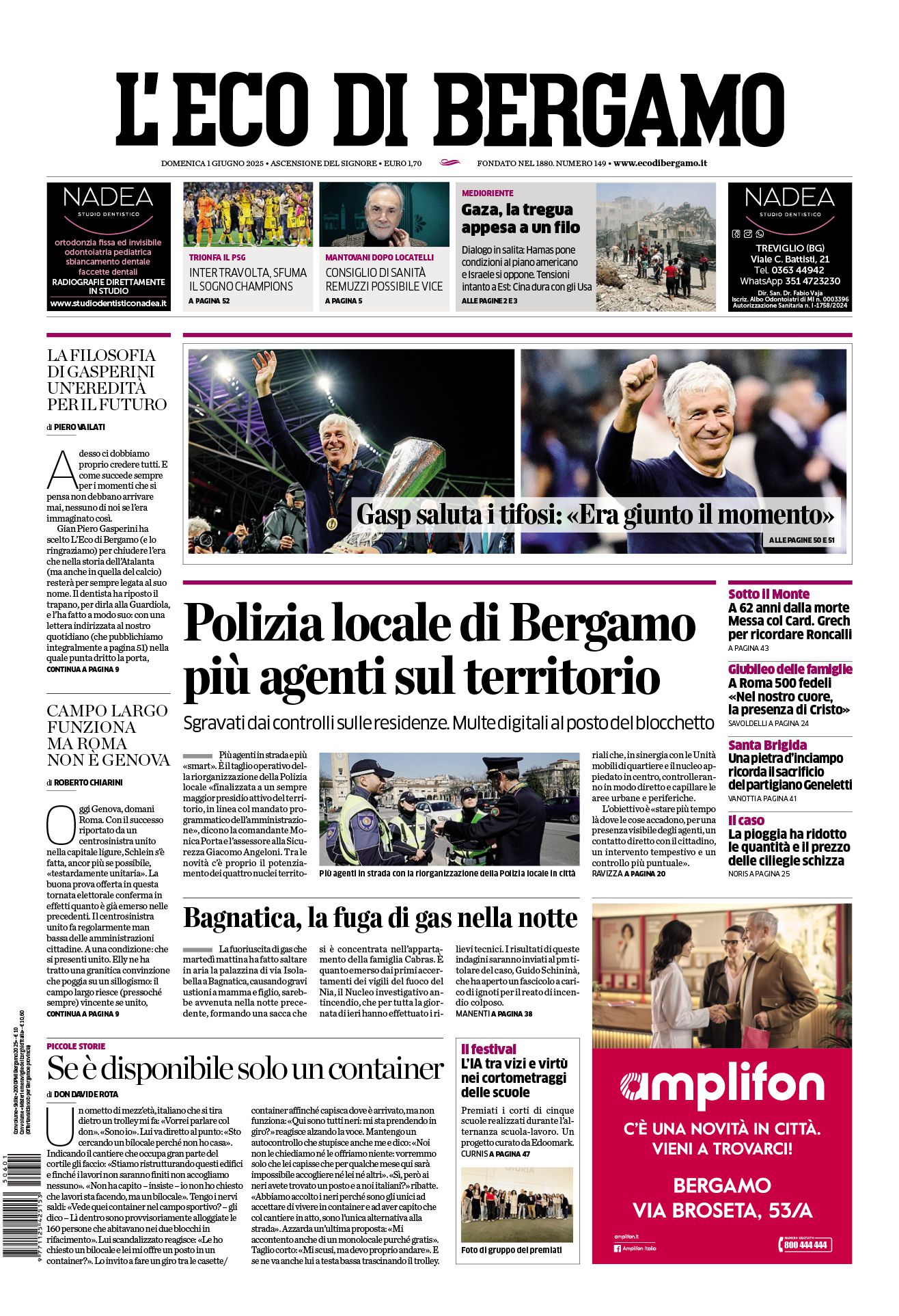 Prima-pagina-eco-di-bergamo-edizione-di-oggi-01-06-2025