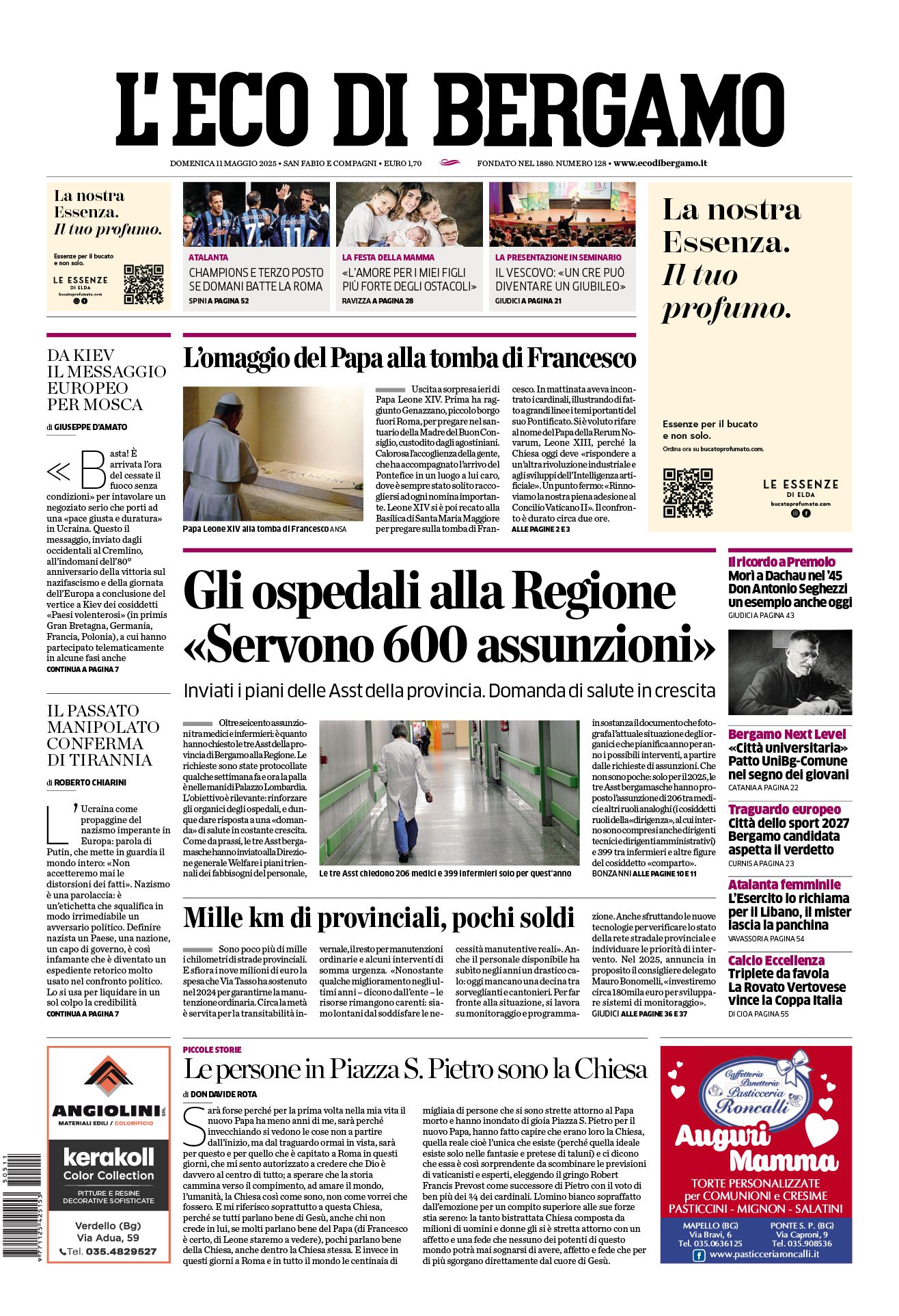 Prima-pagina-eco-di-bergamo-edizione-di-oggi-11-05-2025