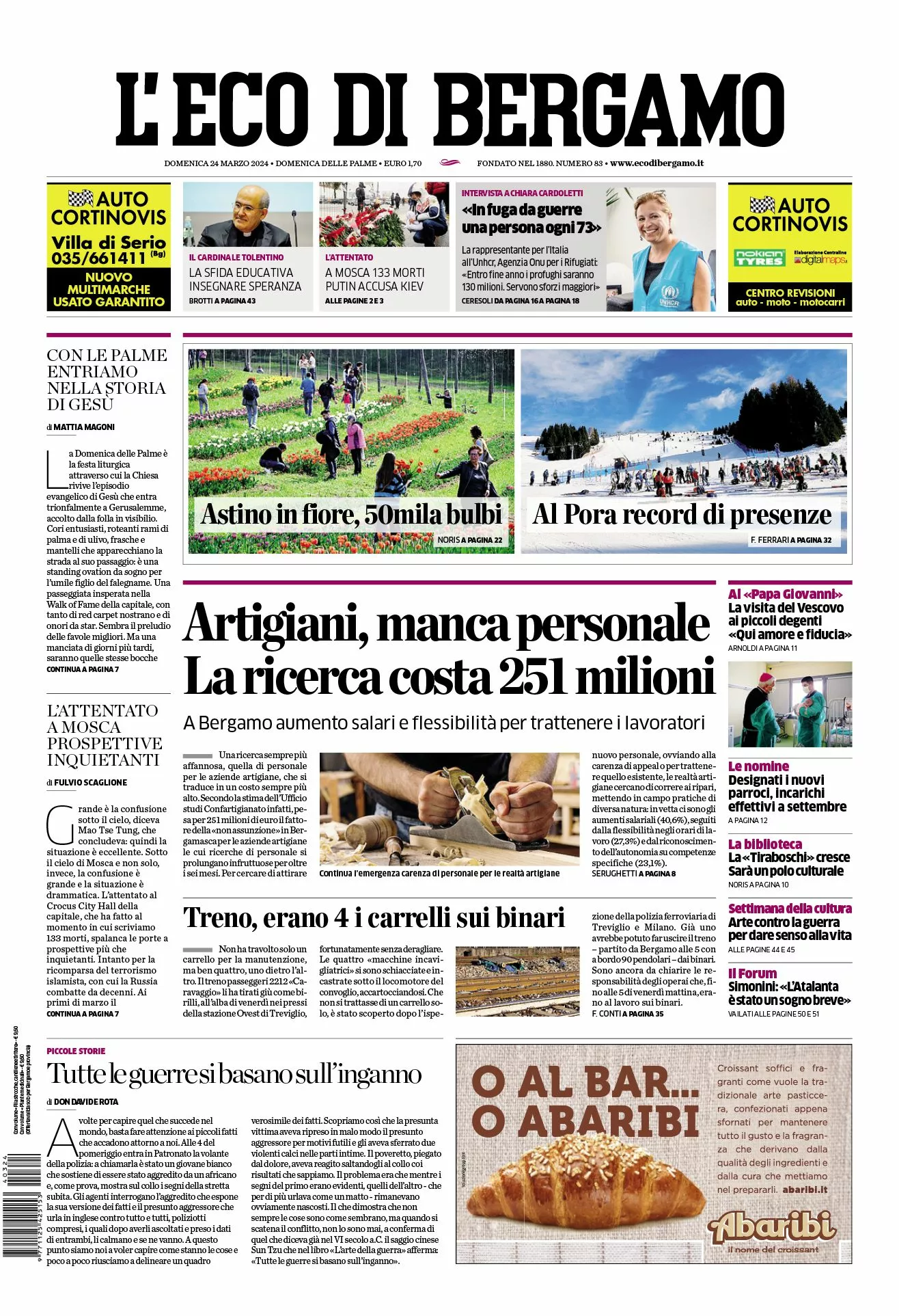 Prima-pagina-eco-di-bergamo-edizione-di-oggi-24-03-2024