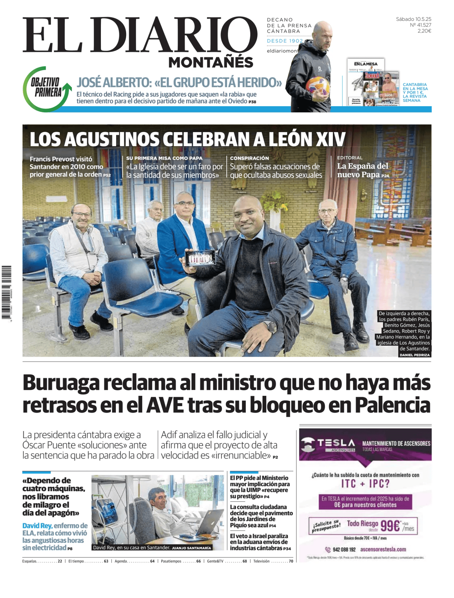 Prima-pagina-el-diario-montanes-oggi-edizione-di-oggi-20250510