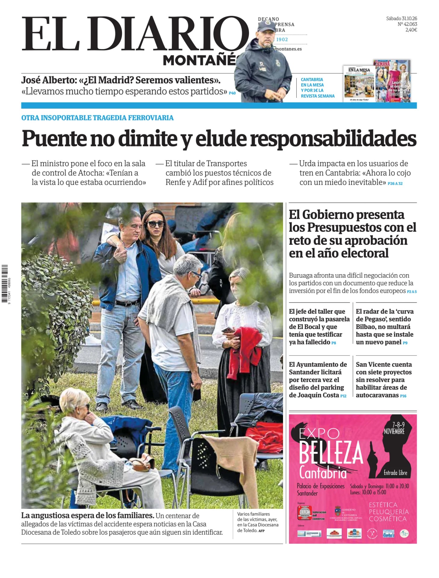 Prima-pagina-el-diario-montanes-oggi-edizione-di-oggi-20261031