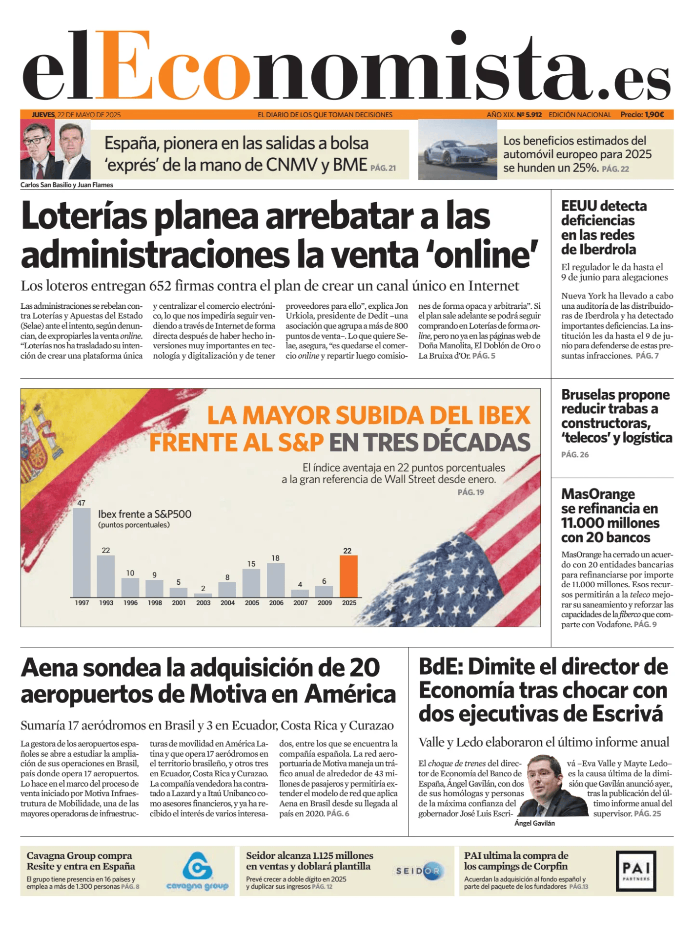 Prima-pagina-el-economista-oggi-edizione-di-oggi-20250522