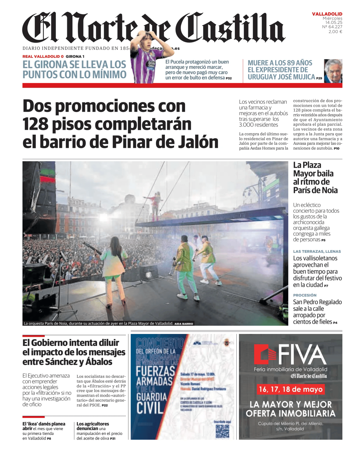 Prima-pagina-el-norte-castiglia-oggi-edizione-di-oggi-20250514