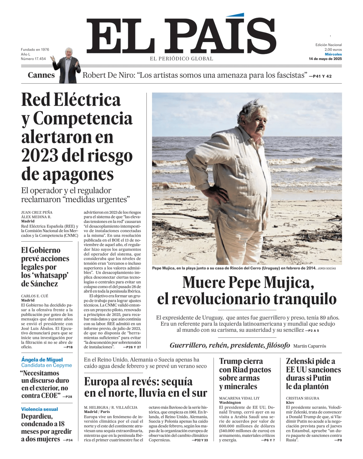 Prima-pagina-el-pais-sport-oggi-edizione-di-oggi-20250514