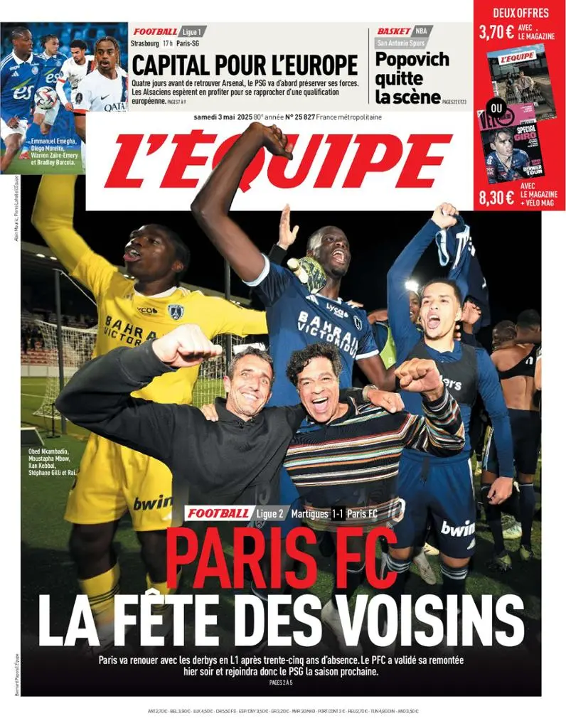 Prima-pagina-equipe-edizione-di-oggi-03-05-2025
