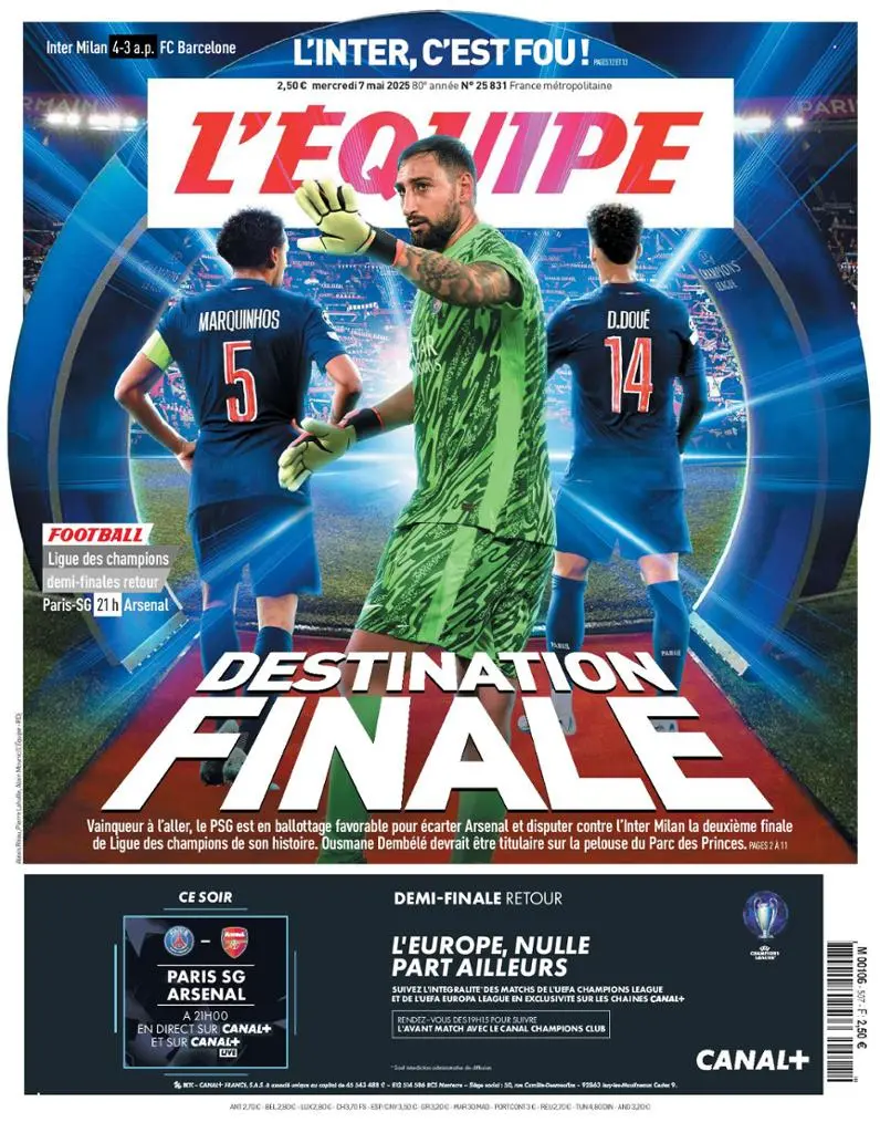 Prima-pagina-equipe-edizione-di-oggi-07-05-2025