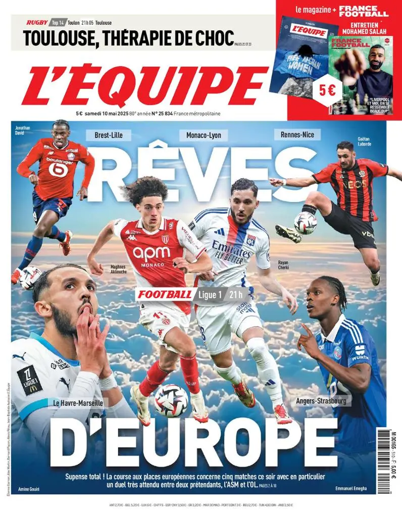 Prima-pagina-equipe-edizione-di-oggi-10-05-2025