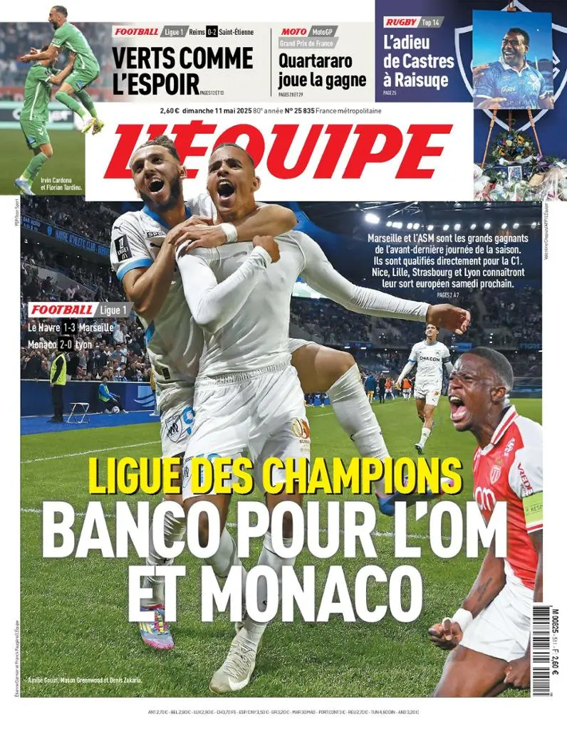 Prima-pagina-equipe-edizione-di-oggi-11-05-2025