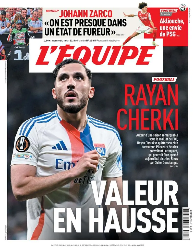 Prima-pagina-equipe-edizione-di-oggi-21-05-2025