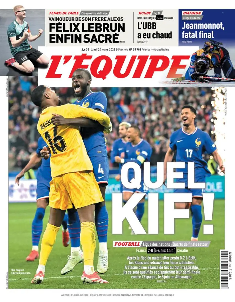 Prima-pagina-equipe-edizione-di-oggi-24-03-2025
