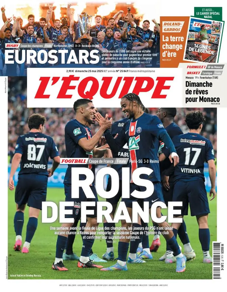 Prima-pagina-equipe-edizione-di-oggi-25-05-2025