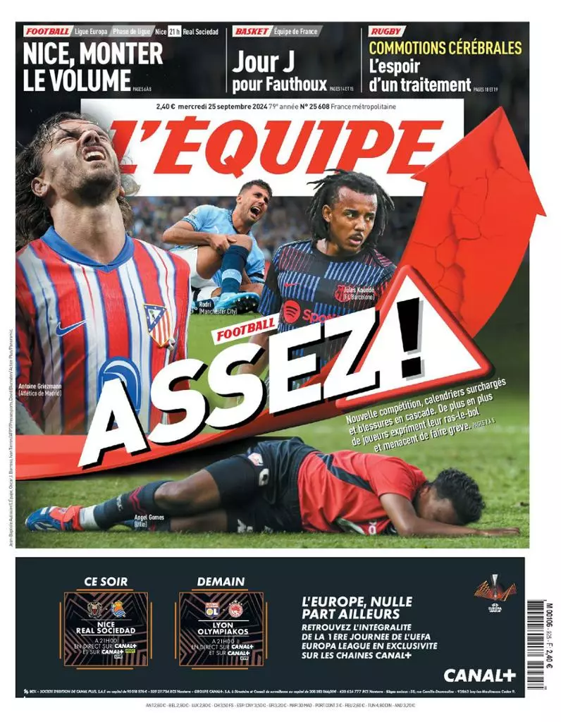 Prima-pagina-equipe-edizione-di-oggi-25-09-2024