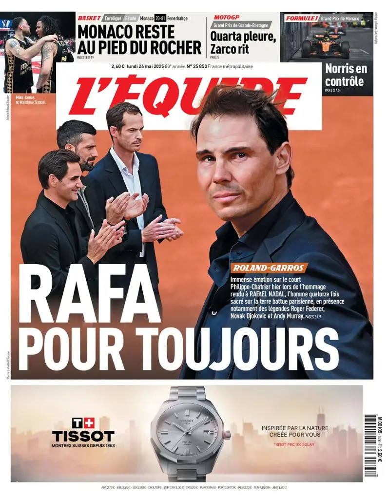 Prima-pagina-equipe-edizione-di-oggi-26-05-2025