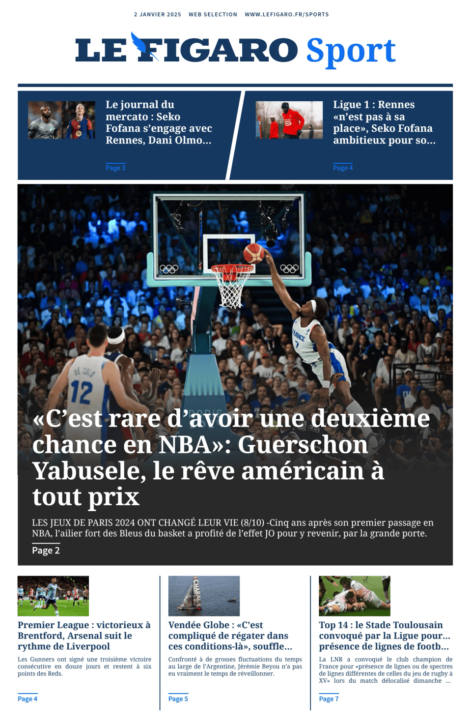 Prima-pagina-figaro-sport-oggi-edizione-di-oggi-20250102