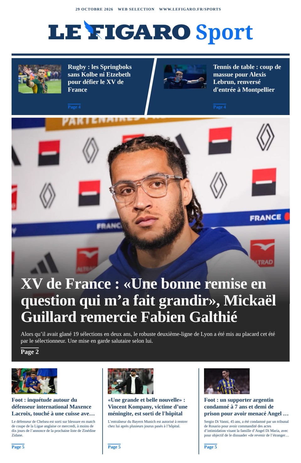 Prima-pagina-figaro-sport-oggi-edizione-di-oggi-20261029
