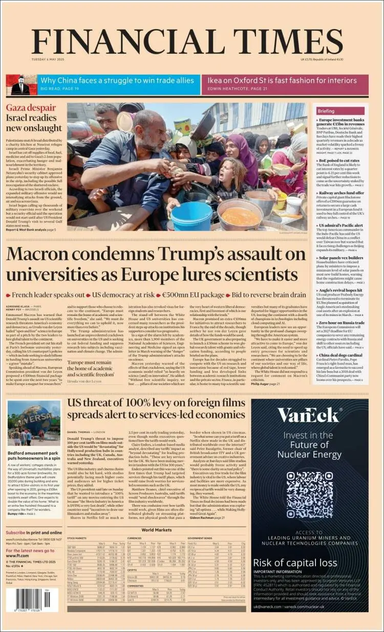 Prima-pagina-financial-times-edizione-di-oggi-2025-05-06