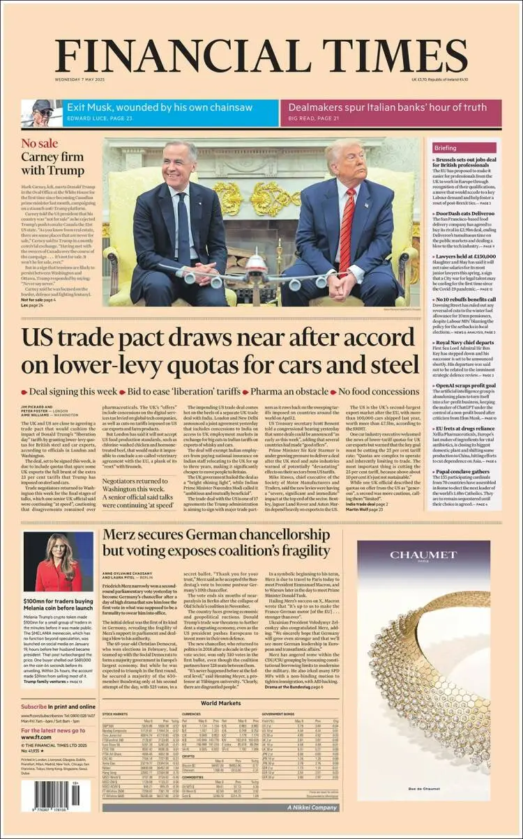 Prima-pagina-financial-times-edizione-di-oggi-2025-05-07
