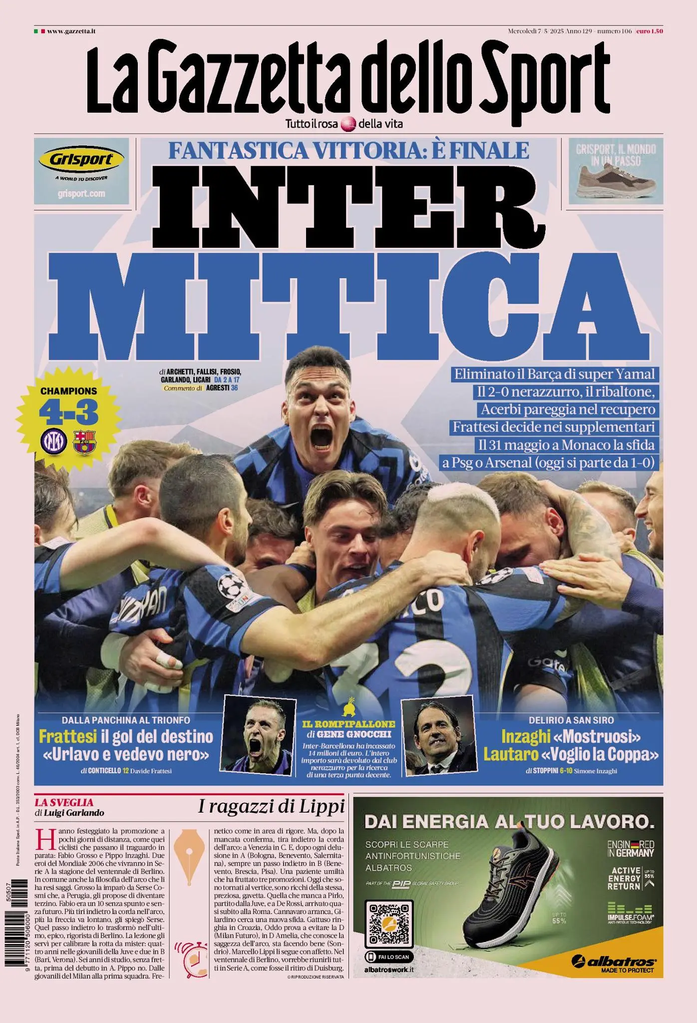 Prima-pagina-gazzetta-dello-sport-edizione-di-oggi-07-05-2025