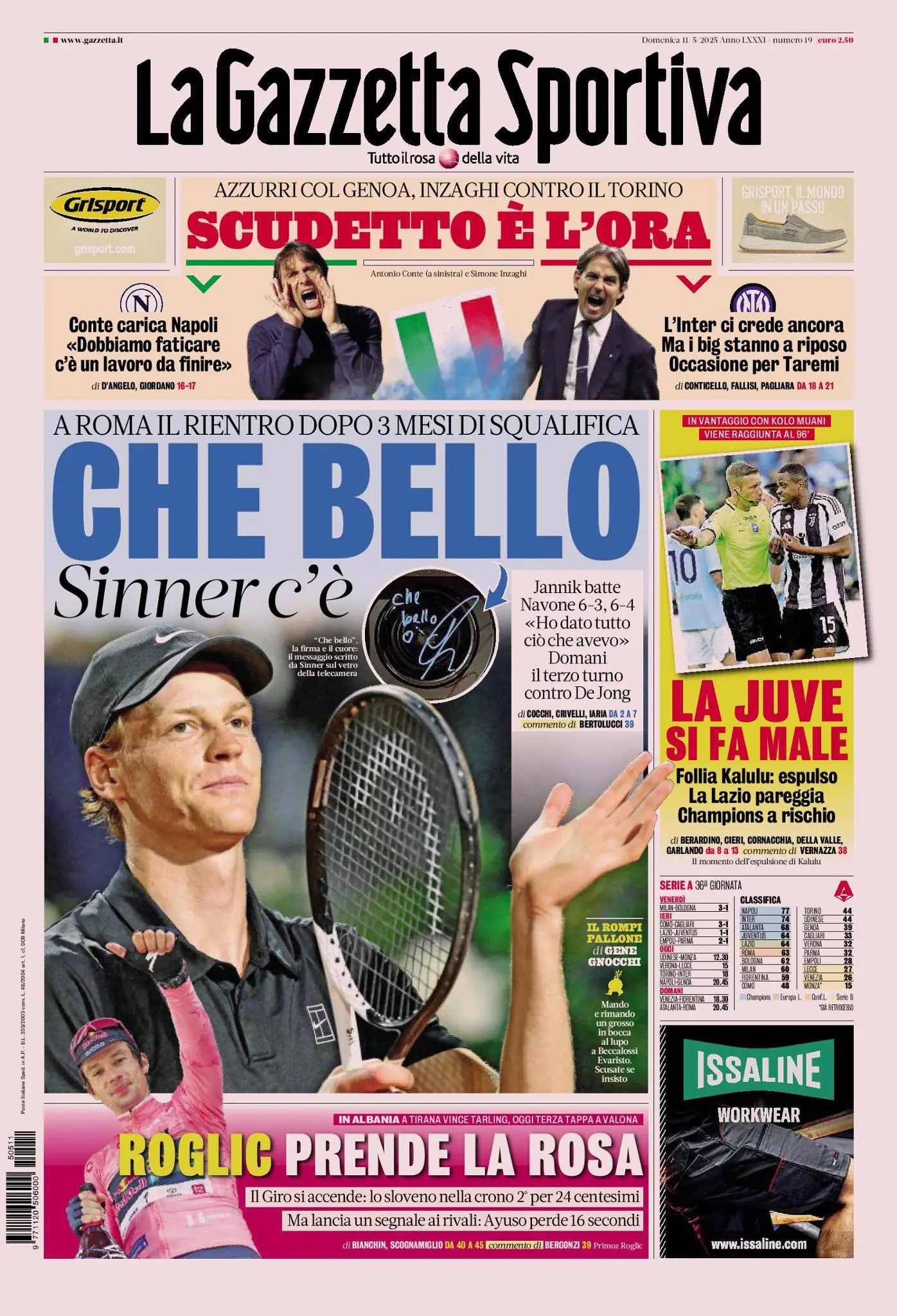 Prima-pagina-gazzetta-dello-sport-edizione-di-oggi-11-05-2025