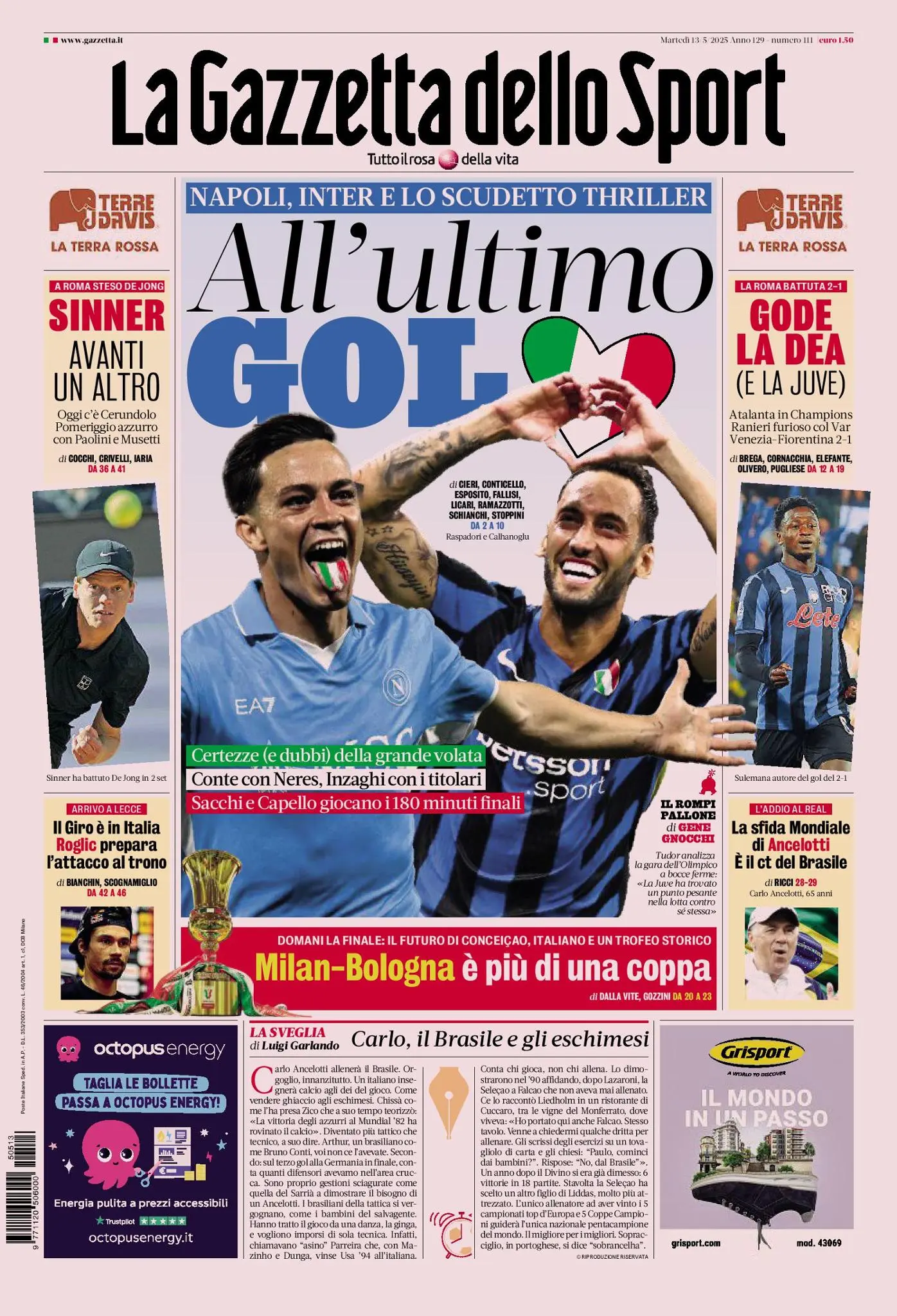Prima-pagina-gazzetta-dello-sport-edizione-di-oggi-13-05-2025