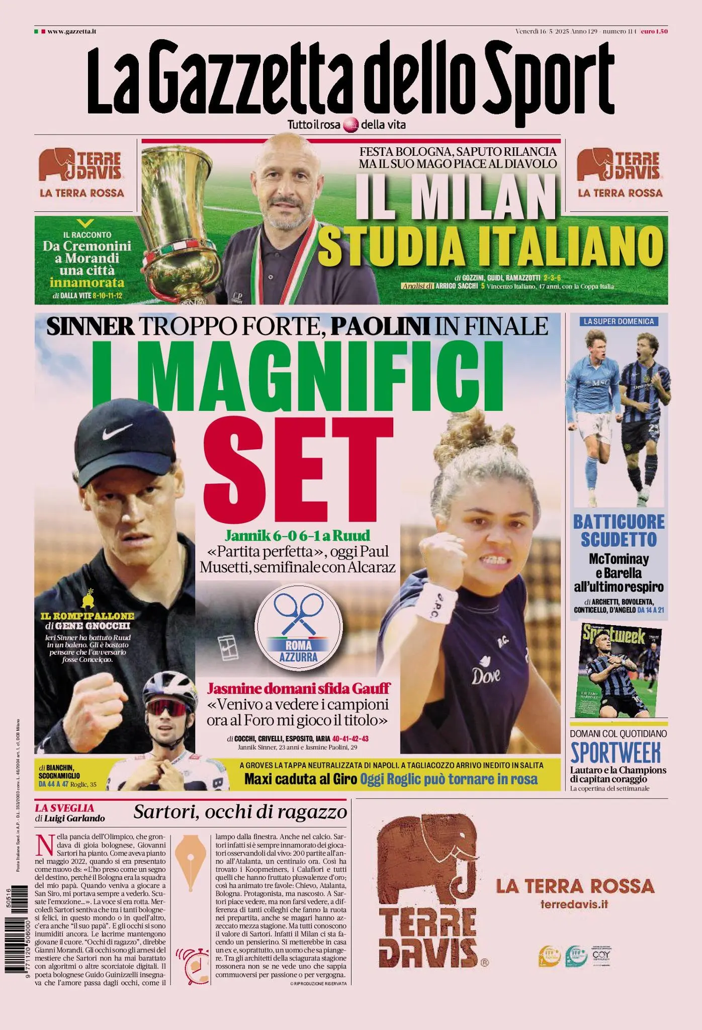Prima-pagina-gazzetta-dello-sport-edizione-di-oggi-16-05-2025