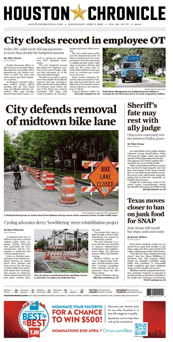 Prima-pagina-houston-chronicle-oggi-edizione-di-oggi-20250402