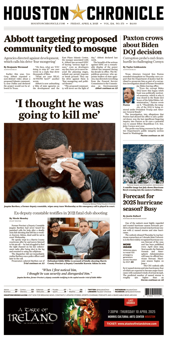 Prima-pagina-houston-chronicle-oggi-edizione-di-oggi-20250404