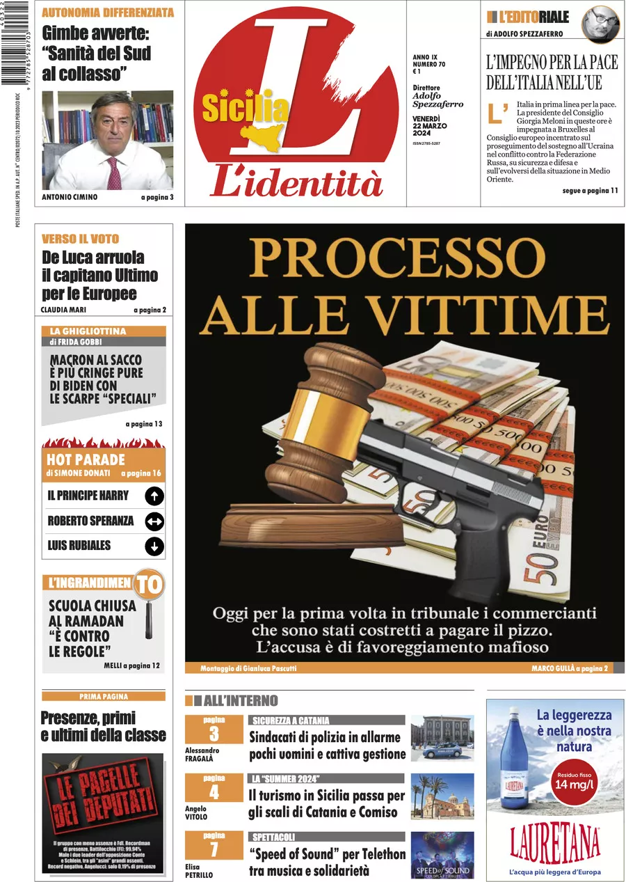 Prima-pagina-identita-sicilia-edizione-palermo-di-oggi-24-03-2024