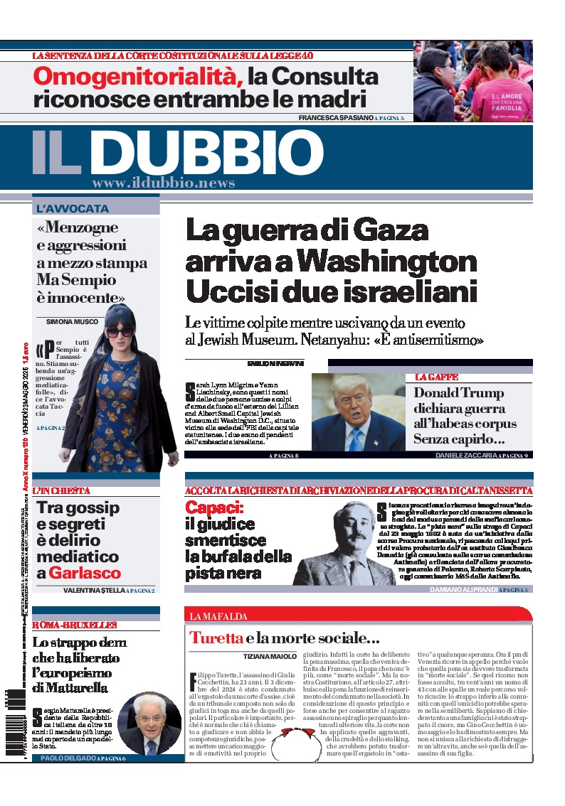 Prima-pagina-il-dubbio-oggi-edizione-di-oggi-20250523