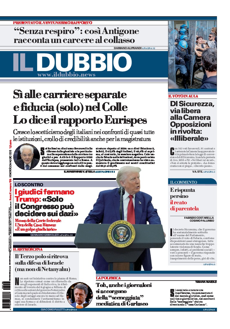 Prima-pagina-il-dubbio-oggi-edizione-di-oggi-20250530