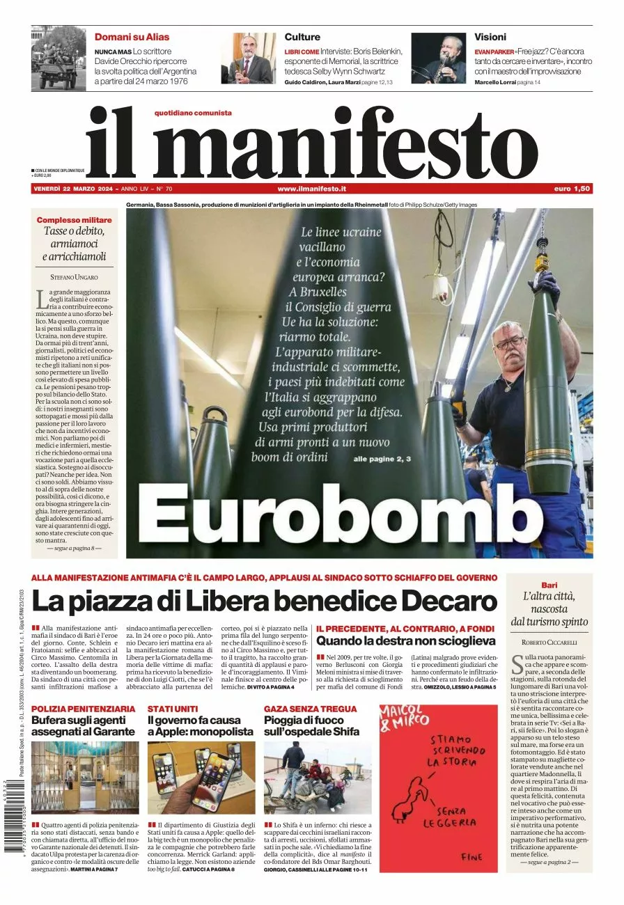 Prima-pagina-il-manifesto-edizione-del-20240322