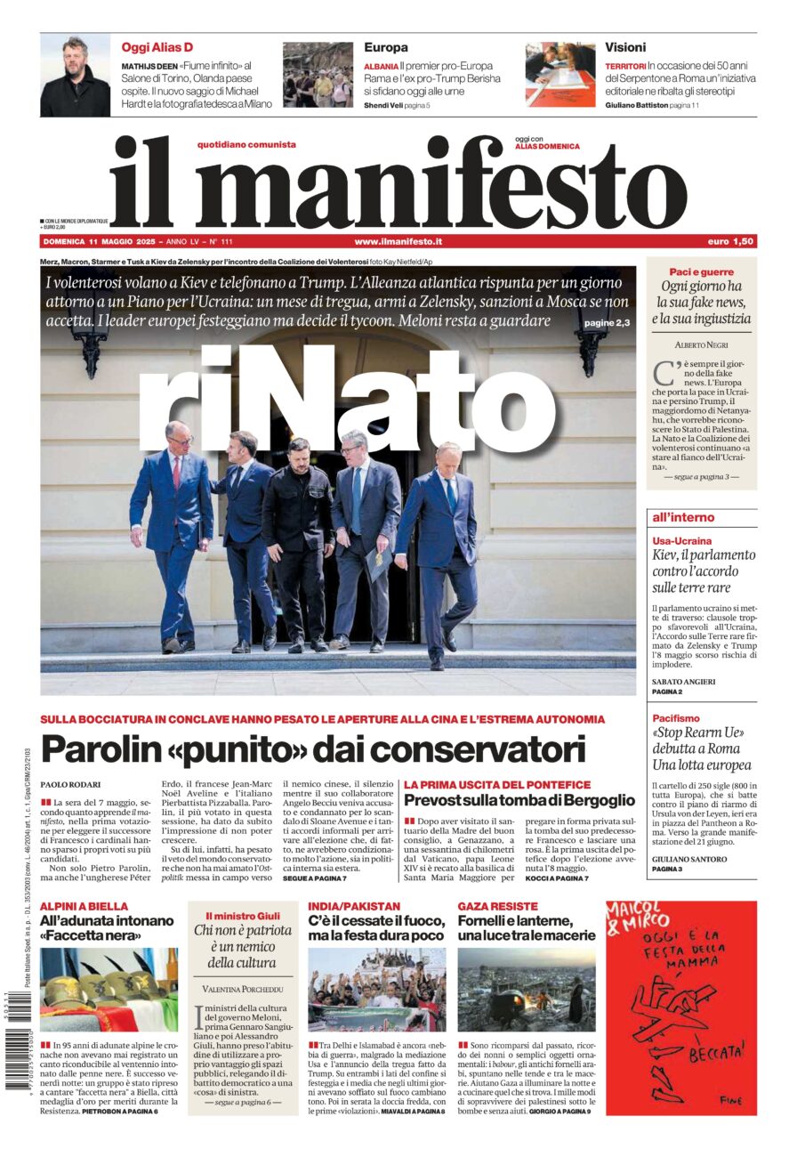 Prima-pagina-il-manifesto-edizione-del-20250511