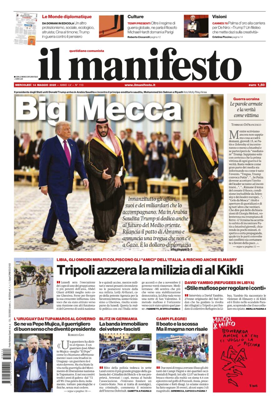 Prima-pagina-il-manifesto-edizione-del-20250514