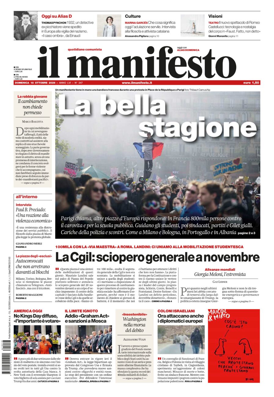 Prima-pagina-il-manifesto-edizione-del-20261018