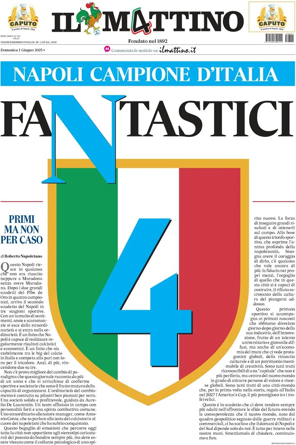 Prima-pagina-il-mattino-edizione-di-oggi-01-06-2025